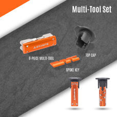 GRANITE Stash Tool, nur Werkzeug ohne Halterung, hochwertiges Minitool, für Stash multitool, für Stash RCX, orange
