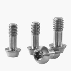 77designz, Schrauben & Bolts, einzeln, Ti Bolt M6x11 T25,  Natural