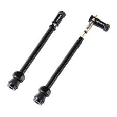 GRANITE Juicy Nipple & Ventil Large, PRESTA, Inkl. Tubeless-Ventile schwarz, Länge 80mm, Ventilkappen Juicy Nipple, BLACK - schwarz