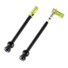 GRANITE Juicy Nipple & Ventil Large, PRESTA, Inkl. Tubeless-Ventile schwarz, Länge 80mm, Ventilkappen Juicy Nipple, GREEN - grün