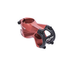 FUNN, STEM, STRYGE STEM -5˚, AL6061, -5° Rise, Steer 1-1/8", 31.8 mm - 55mm, Bead Blast Red w/mirror polish