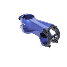 FUNN, STEM, STRYGE STEM -5˚, AL6061, -5° Rise, Steer 1-1/8", 31.8 mm - 75mm, Bead Blast Blue w/mirror polish