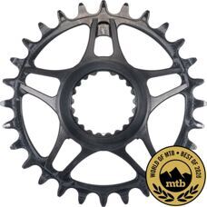 RADOXX components, Kettenblatt, RUND, MTB, für Shimano,  Chainring MTB Shimano DM, 28 Zähne, Black - schwarz, Dangerholm Bergakungen Edition