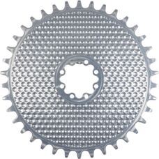 RADOXX components, Kettenblatt, RUND, Gavel, für Sram, Chainring Aero 8Bolt, 54 Zähne, Clear - silber
