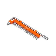 GRANITE, Werkzeug, OUTPOST Wrench Set, L-Schlüssel mit 16 Bits, Orange GRANITE, Werkzeug, OUTPOST Wrench Set, L-Schlüssel mit 16 Bits, Orange