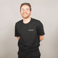 EXPOSURE lights, T-shirt, Fort William, Grösse L, schwarz