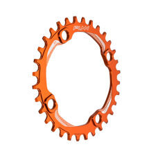 FUNN, CHAIN RINGS, SOLO NARROW-WIDE CHAIN RING, AL7075, 32T, Anodised Orange, BCD 104mm wo/ bolts - 32T, Orange