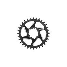 FUNN, CHAIN RINGS, SOLO DX NARROW-WIDE CHAIN RING, AL7075, Anodised Black, SRAM Direct mount, 6mm offset, SRAM Direct mount - 32T, Black