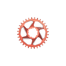 FUNN, CHAIN RINGS, SOLO DX NARROW-WIDE CHAIN RING, AL7075, Anodised Red, SRAM Direct mount, 6mm offset, SRAM Direct mount - 32T, Red