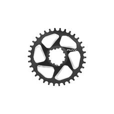 FUNN, CHAIN RINGS, SOLO DX NARROW-WIDE CHAIN RING, AL7075, Anodised Black, SRAM Direct mount, 6mm offset, SRAM Direct mount - 34T, Black