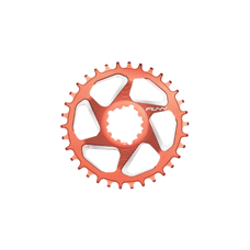 FUNN, CHAIN RINGS, SOLO DX NARROW-WIDE CHAIN RING, AL7075, Anodised Red, SRAM Direct mount, 6mm offset, SRAM Direct mount - 34T, Red