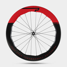 PRINCETON, WHEEL SET, WAKE 6560 EVO II Disc Brake, Nabe: Tactic TR01 DISC Gunmetal, Freilauf: wählen, Decal Farbe: Gloss Red
