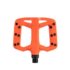 FUNN, PEDAL, Taipan S, Junior FLAT-Pedal, 95mm x 80mm, Glass Fiber, Round Head Pins, Orange