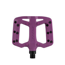 FUNN, PEDAL, Taipan S, Junior FLAT-Pedal, 95mm x 80mm, Glass Fiber, Round Head Pins, Purple
