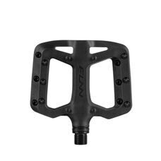FUNN, PEDAL, Taipan S, Junior FLAT-Pedal, 95mm x 80mm, Glass Fiber, Round Head Pins, Black