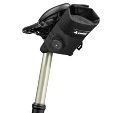 GRANITE design, QUIVER, Satteltasche, Roll-up saddle bag, mit Schnellverschluss-System, schwarz