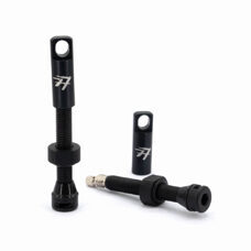 77designz, Zubehör & Accessories, Tubeless Valves (Set), SV 44mm, Black
