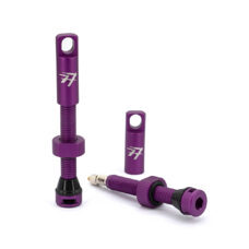 77designz, Zubehör & Accessories, Tubeless Valves (Set), SV 44mm, Purple