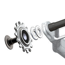 KAVENZ, Axle Idler Pulley V2 with Washer