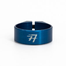 77designz, Sattelklemme, Seatclamp V2, Color Eloxal - Blue, Diameter 34.9mm