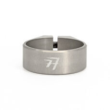 77designz, Sattelklemme, Seatclamp V2, Color Eloxal - Silver, Diameter 34.9mm