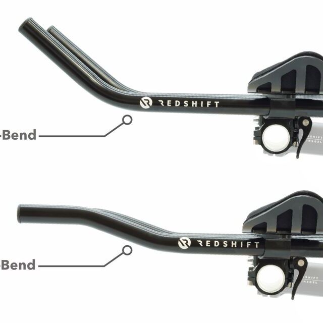 REDSHIFT, Quick-Release Aerobars, Aluminum L-bend, black