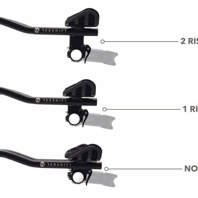 REDSHIFT, Quick-Release Aerobars, Aluminum L-bend, black