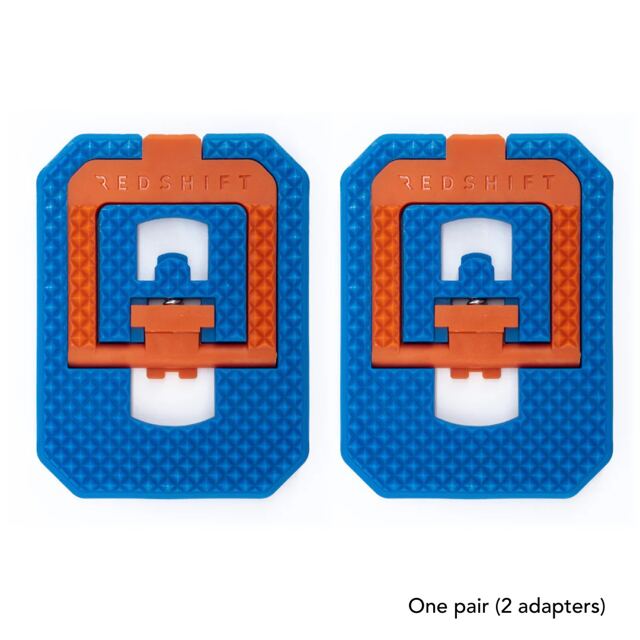 REDSHIFT Sports, Flatpedal Adapter, Mousetrap, Adapter für Klickpedalen, Blue/Orange